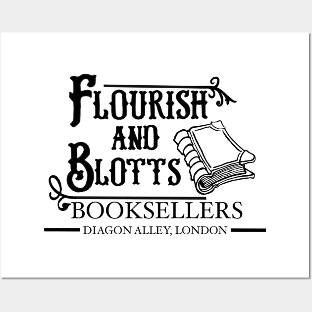 Flourish and Blotts Wall Art by RayRaysX2